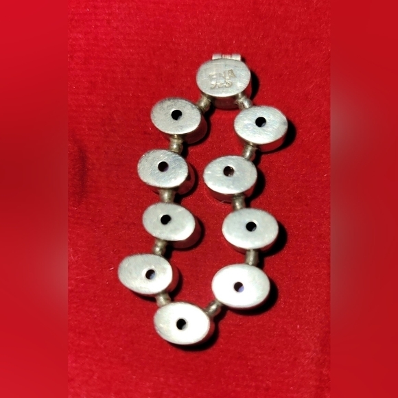 Silver pendant with kyanite gems - Picture 3 of 5